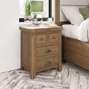Oak Elegance Collection Bedside Cabinet