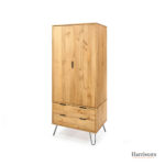 Apollo wardrobe with 2 doors and 2 drawer